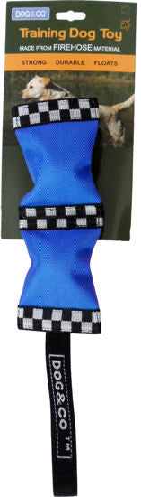 Fire Hose Double Ball Dog Toy