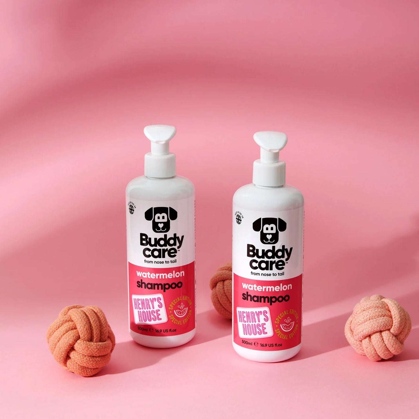 Buddycare Dog Shampoo - Watermelon - 500ml / 16.9 fl oz