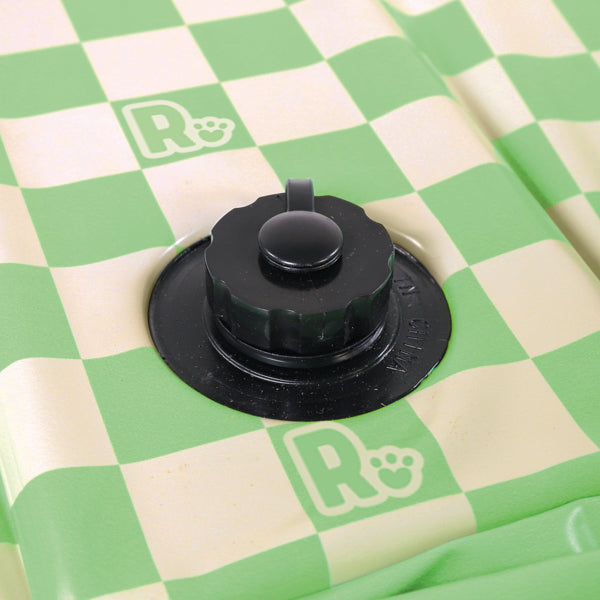 Green Checkered Padding Pool - Medium