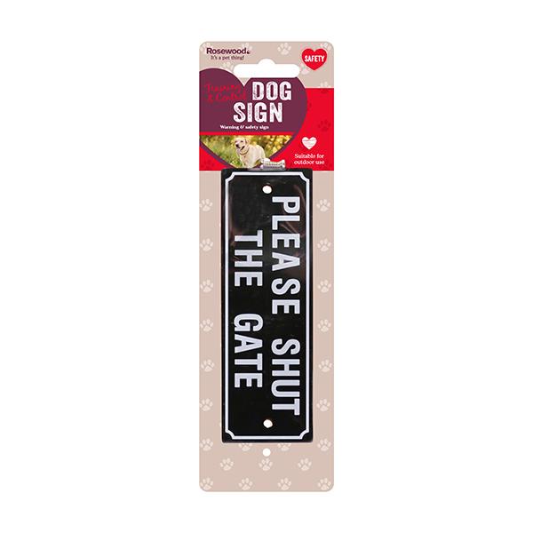 Please Shut The Gate - Sign - NEW