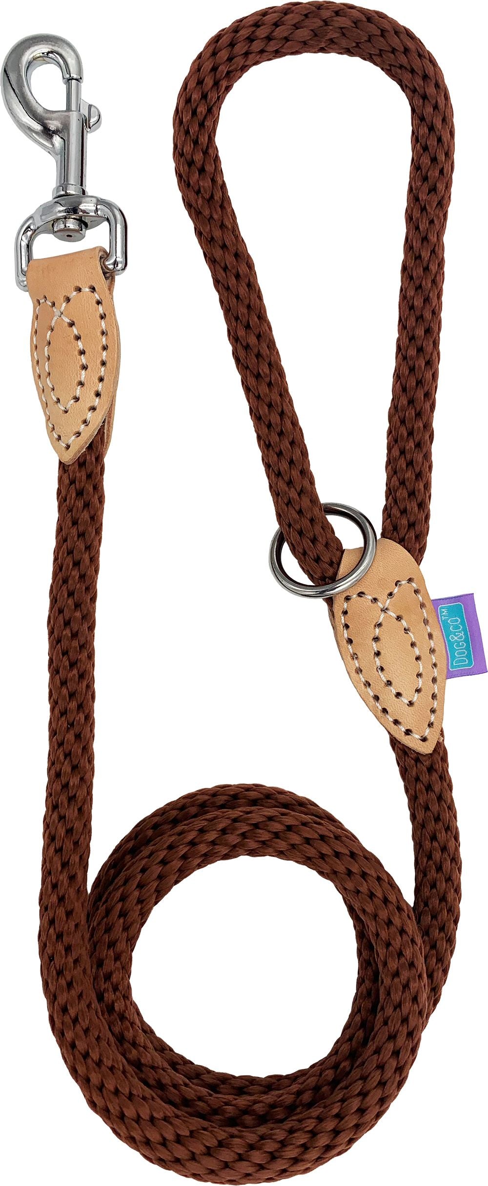 Thin Soft Touch Rope Trigger Lead - Brown