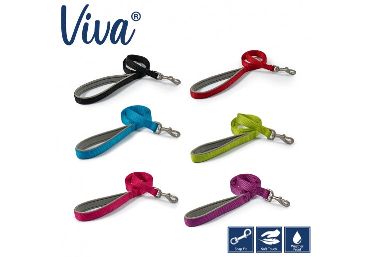 Lime 3/4" Padded Nylon Lead - DISC