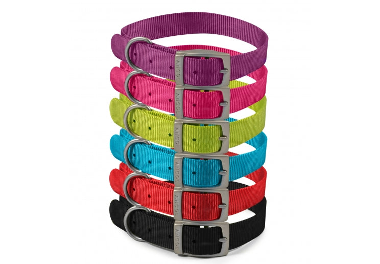 Viva Nylon Pink Dog Collar 28-36cm Size 3