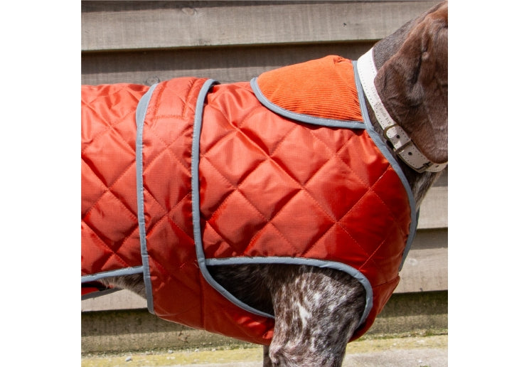 Heritage Terracotta XS Quilted Coat