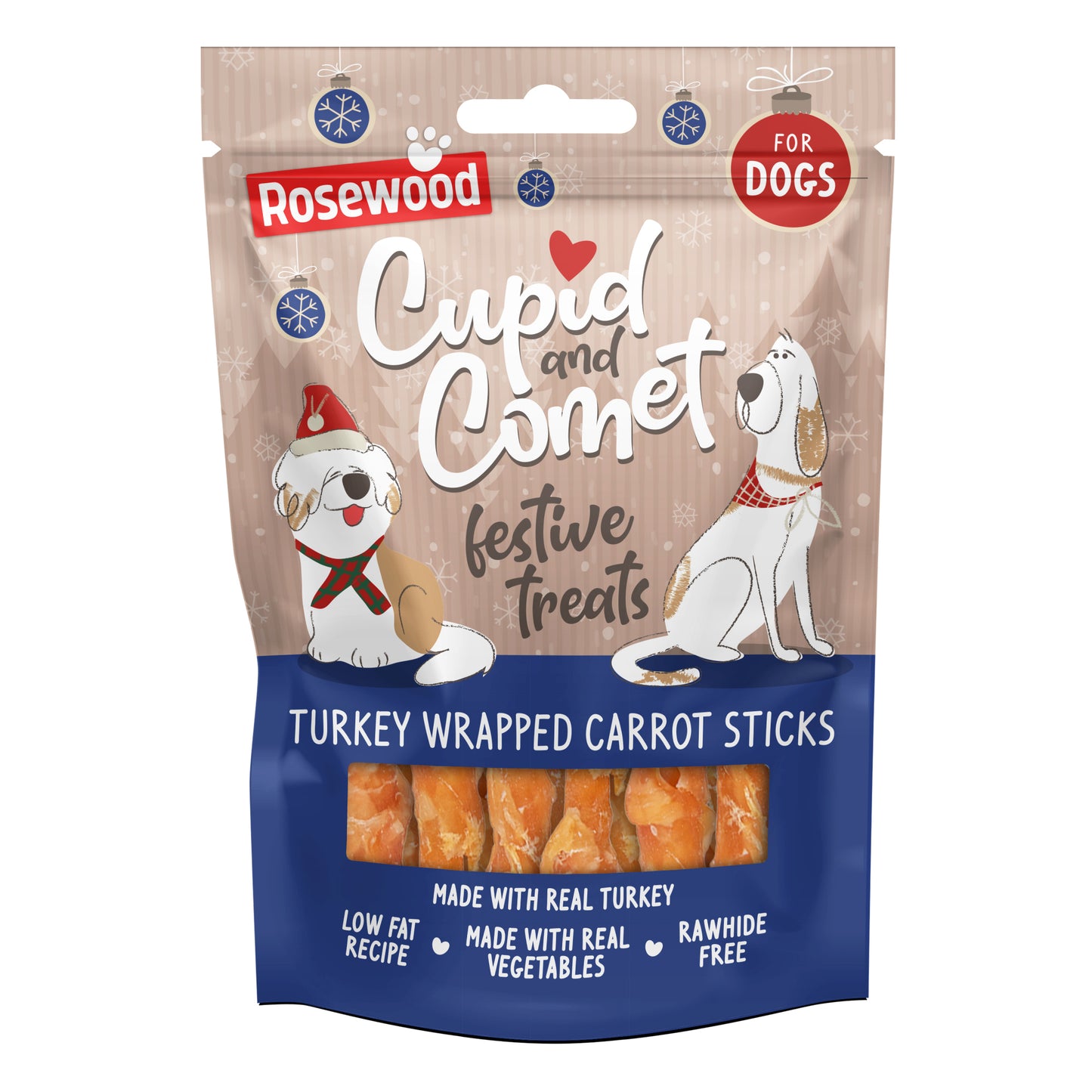 Rosewood Turkey Wrapped Carrot Sticks 60g