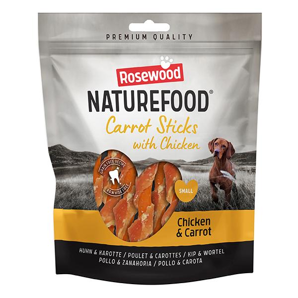 Naturefood Dog Treats - Chicken Carrot Sticks Value Pack 320g