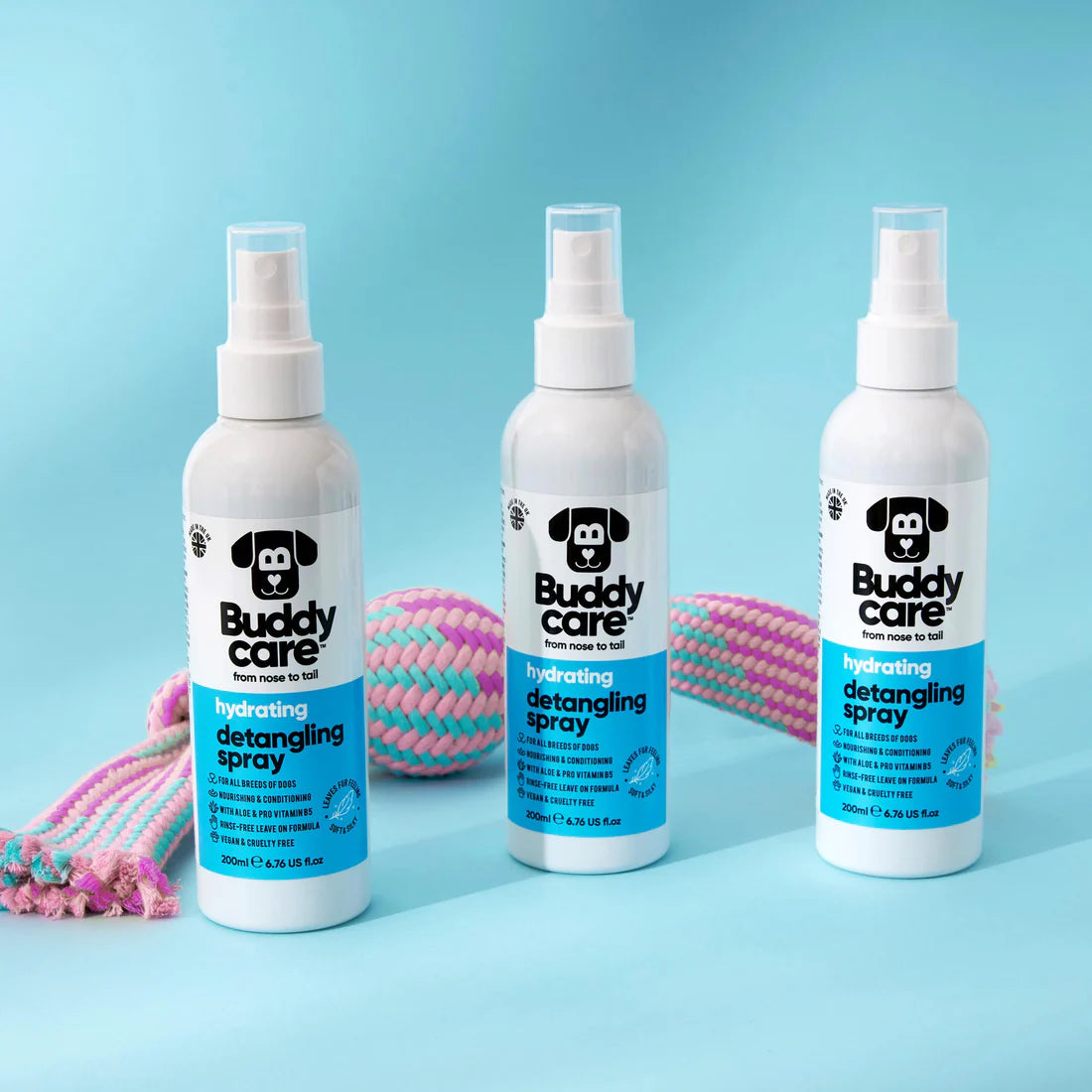 Buddycare Dog Hydrating Detangling Spray - 200ml / 6.76 fl oz