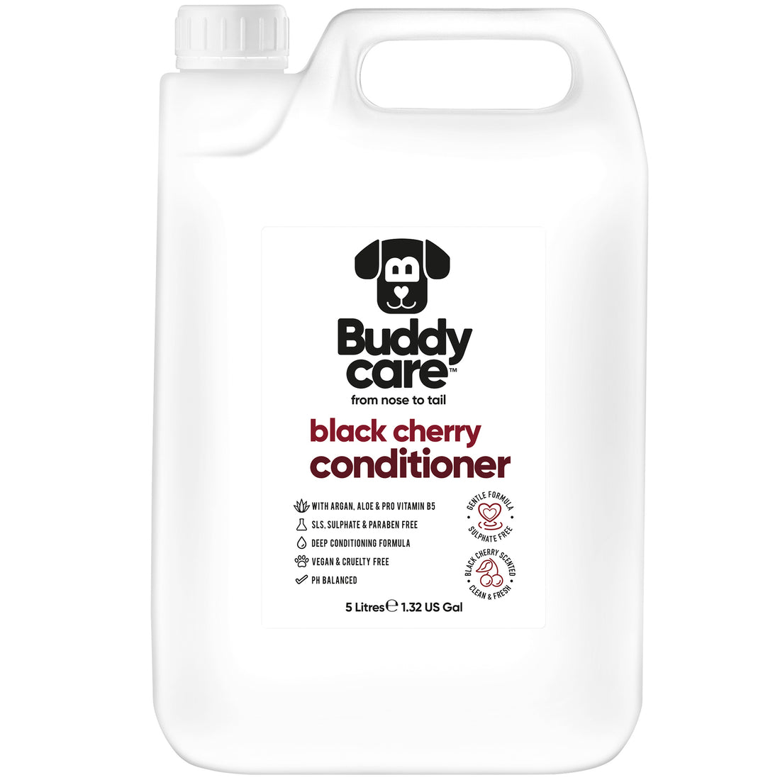 Buddycare 5 Litre Conditioner - Black Cherry - 5L / 1.32 Gal