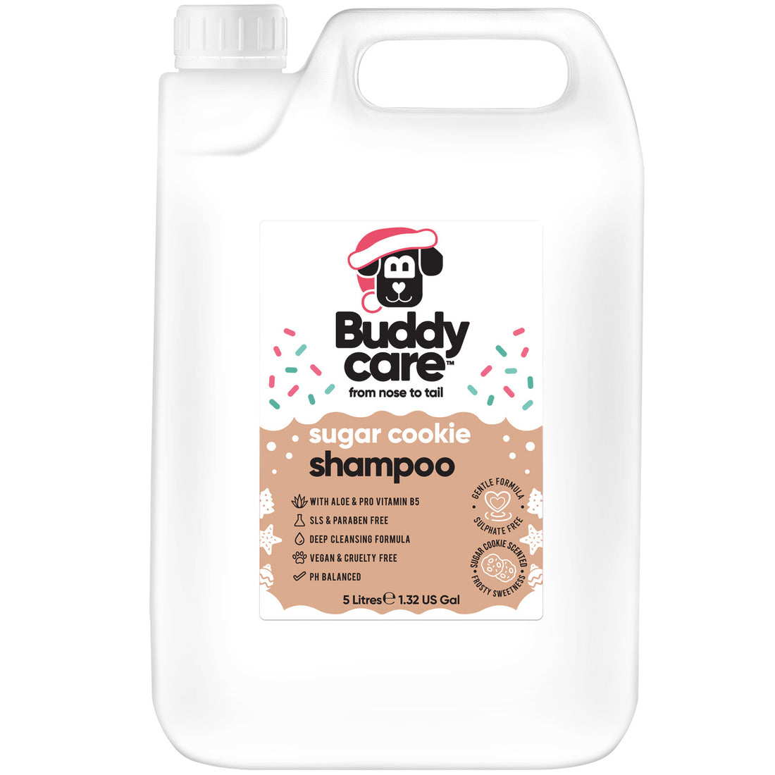 Buddycare 5 Litre Dog Shampoo - Sugar Cookie 5L / 1.32 Gal