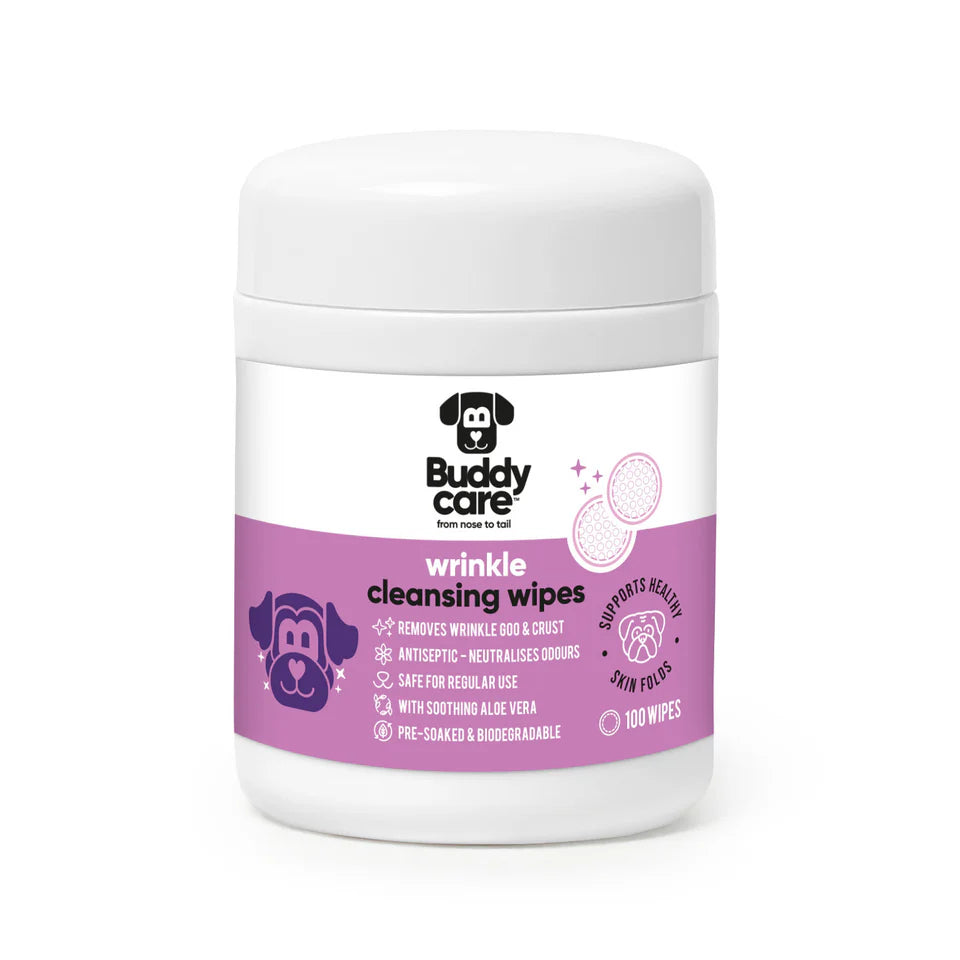Buddycare Dog Wrinkle Wipes (100ct)