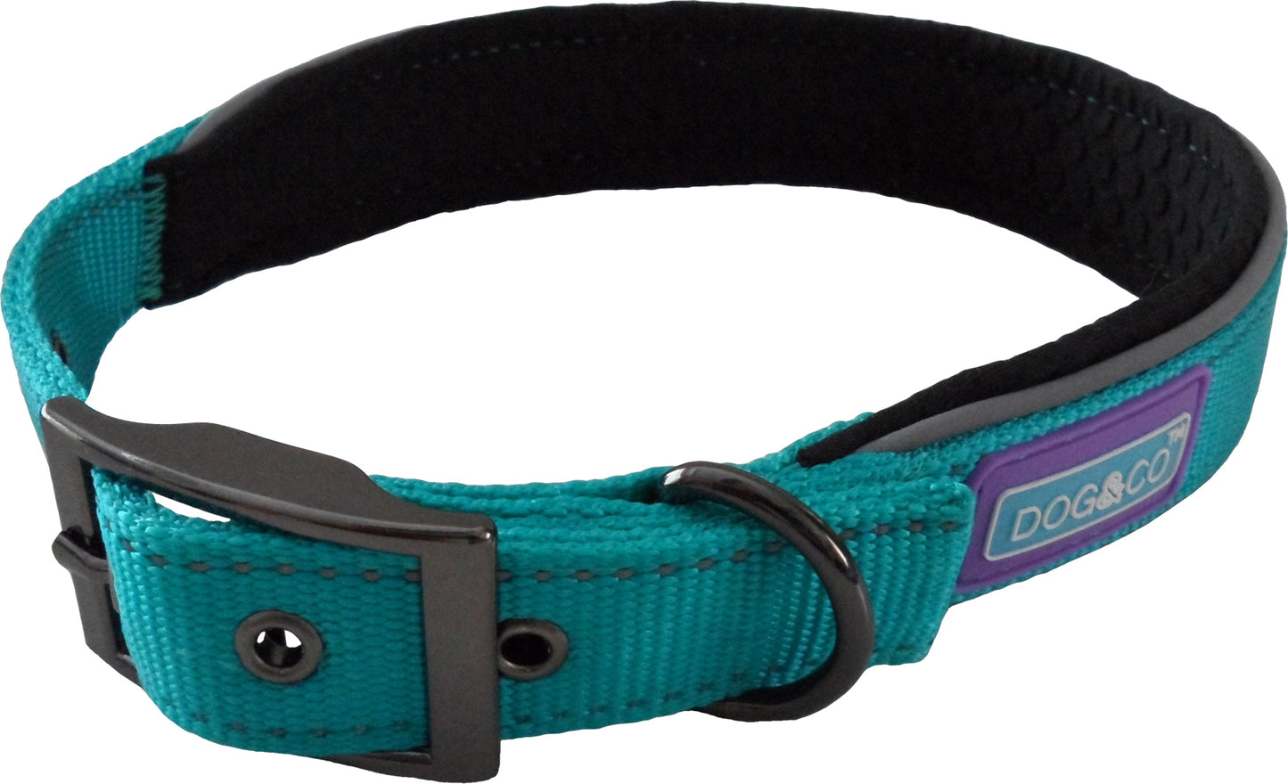D&C Padded Aqua Dog Collar Large