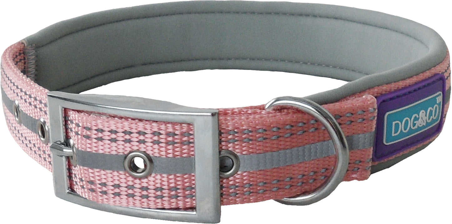 D&C Padded Collar Pink Extra Large DISC
