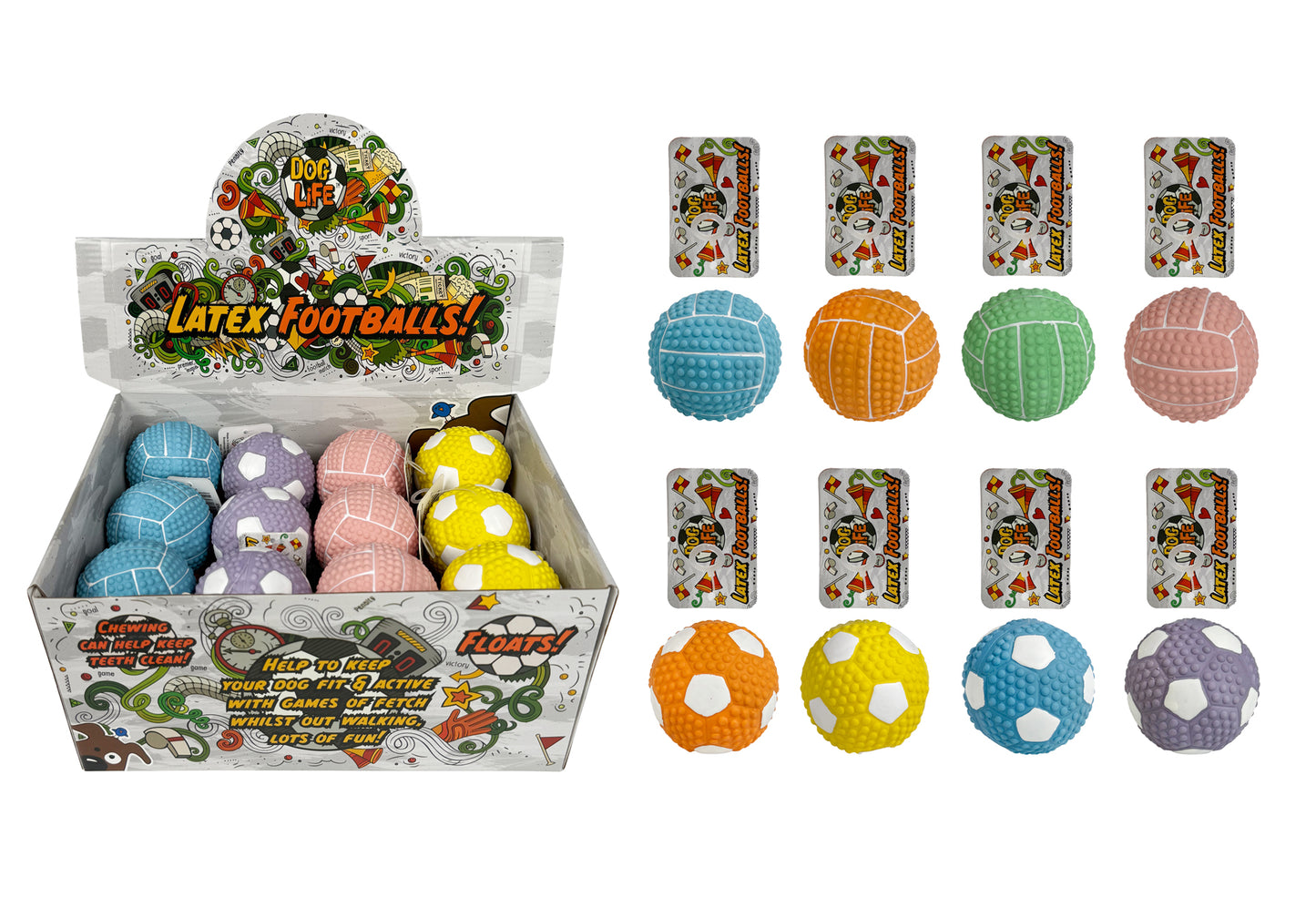 Mini Latex Football - 6.5cm