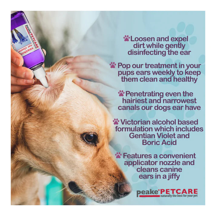 PeakePetCare Soothing Ear Cleaner 50ml
