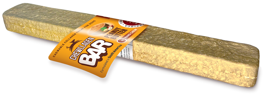 Chewllagen BAR 10" Peanut Butter (12 pcs) Large NEW