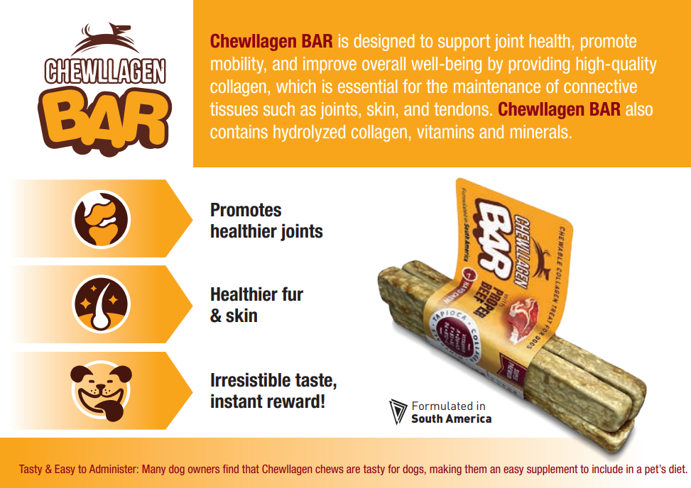 Chewllagen BAR 10" Beef (12 pcs) Large NEW