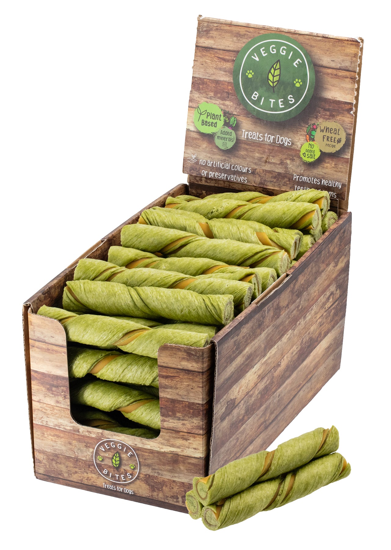 Veggie Bites Spinach and Broccolli Puffed Twisted Sticks 2kg