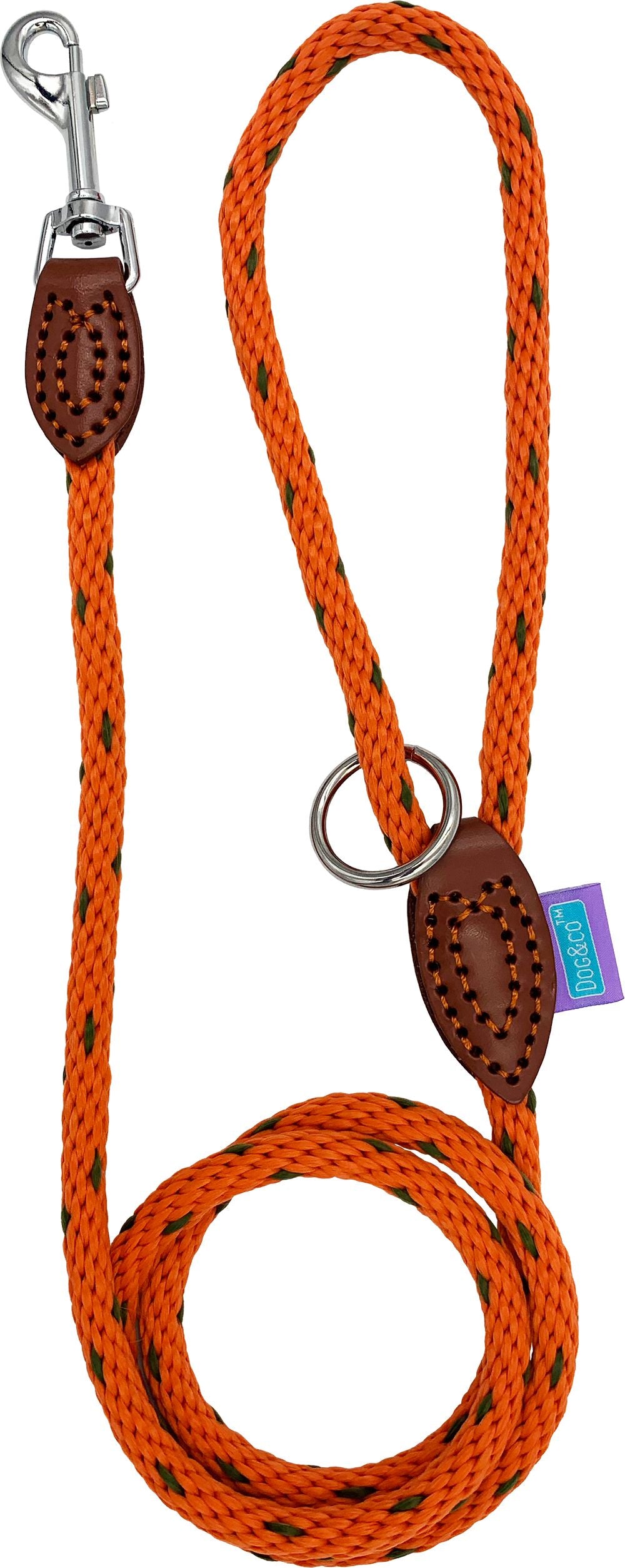 Thin Soft Touch Rope Trigger Lead - Orange