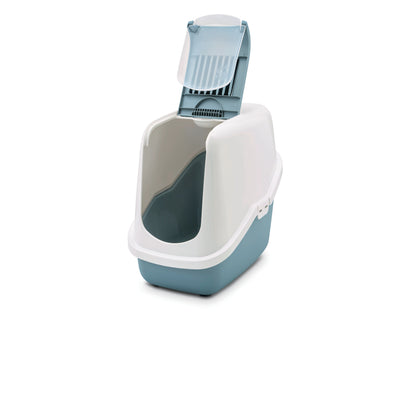 Savic Nestor Cat Toilet With Filter White/Cool Grey