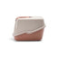 Savic Nestor Cat Litter Box with Flap Door - Champagne Pink/Tuscan Red