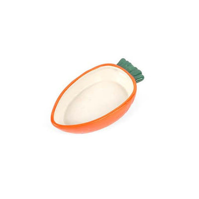 Ceramic Carrot Shape Pet Bowl