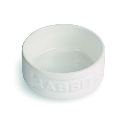 White Ceramic Rabbit Bowl