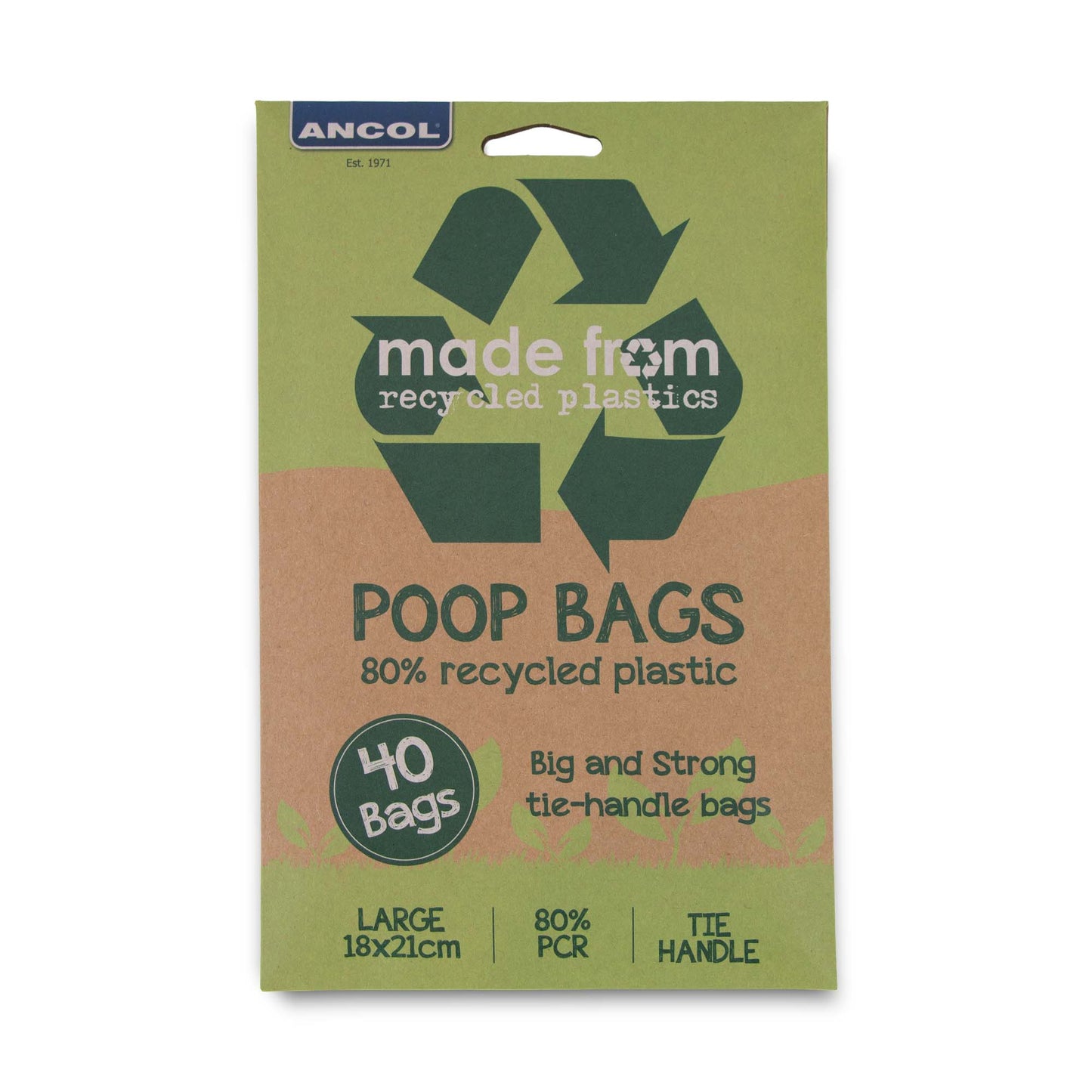 Ancol Degradable Poop Bags - 40 Pack