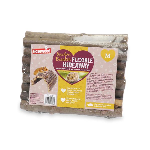 Rosewood Boredom Breaker Small Animal Flexible Hideaway - Medium