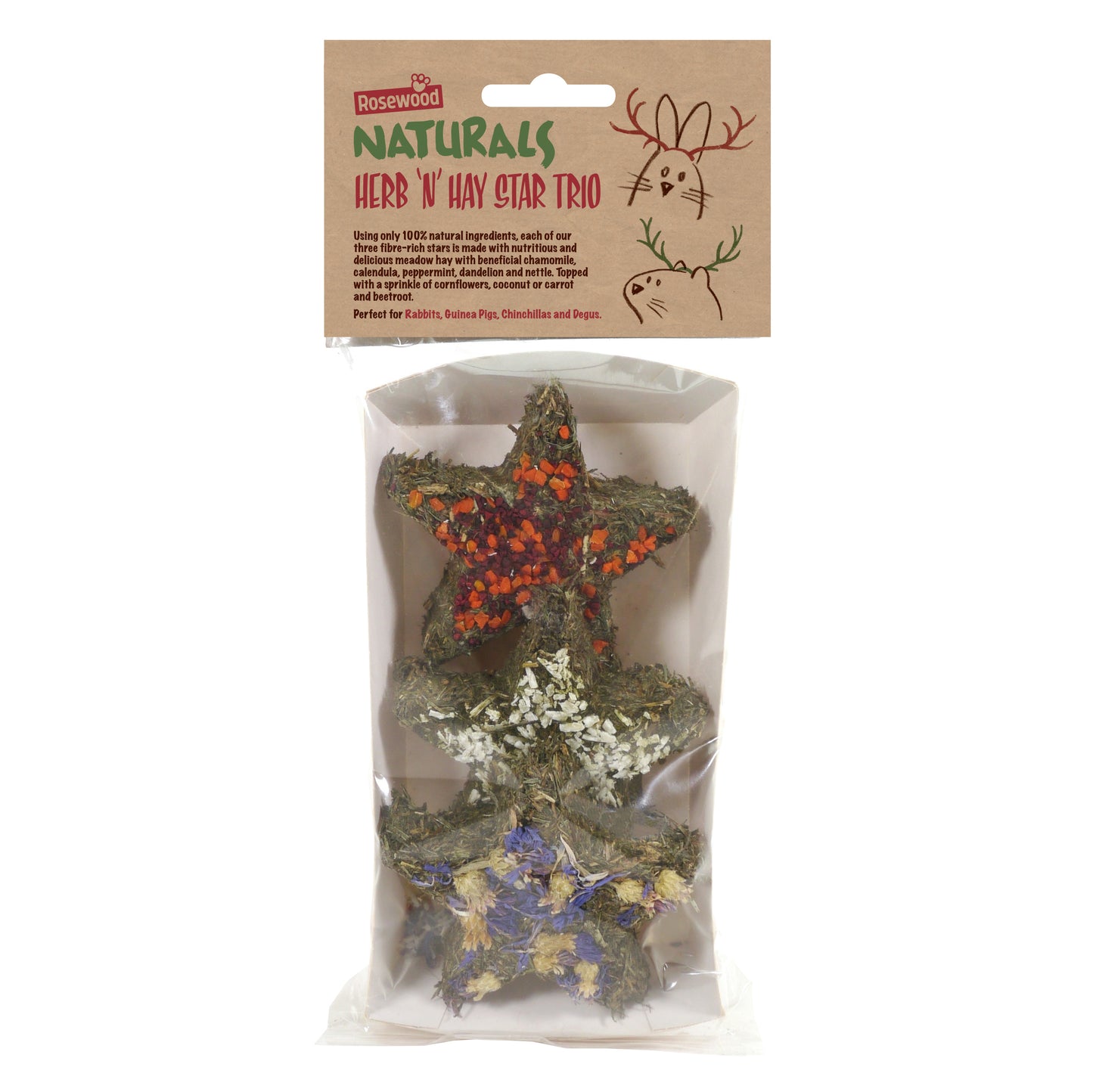 Natural Herb 'n' Hay Star Trio