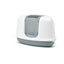 Nestor Corner Cat Loo W Filter: Wh/BlueStone