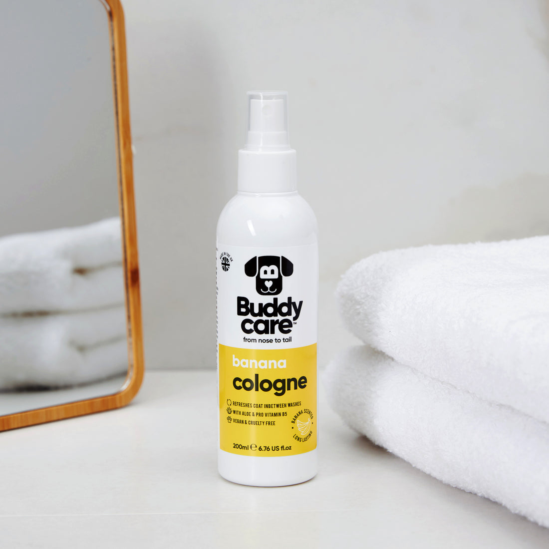 Buddycare Dog Cologne - Banana - 200ml / 6.76 fl oz