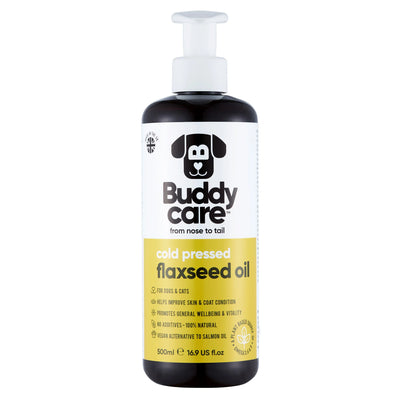 Buddy Care Flaxseed Oil - 500ml / 16.9 fl oz