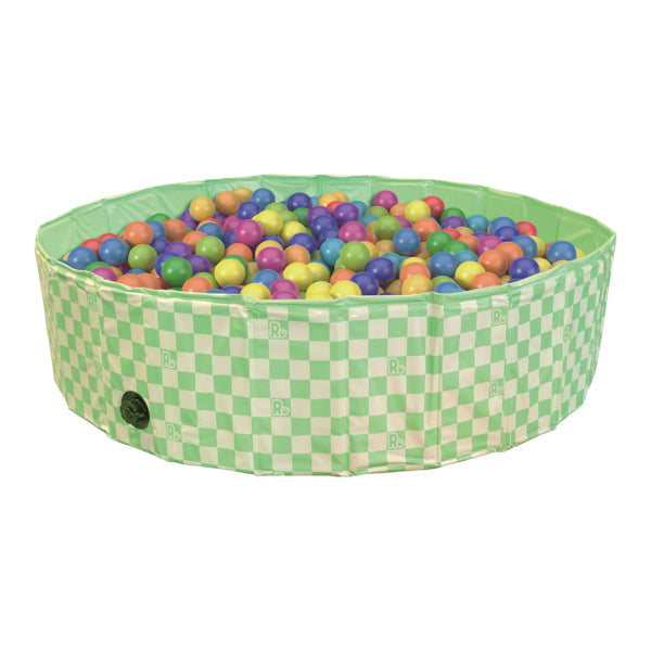 Green Checkered Padding Pool - Medium