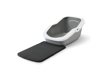 Savic Nestor & Aseo Cat Litter Catcher Mat - black