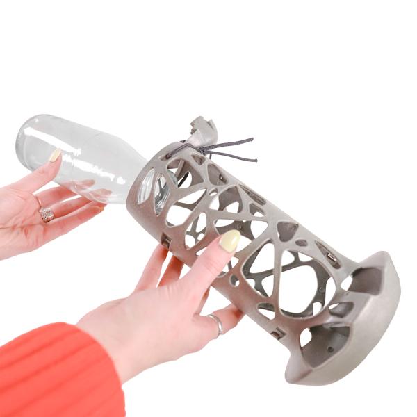 Recycled Bottle Seed Feeder