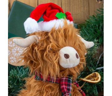 Festive Fergus Highland Cow
