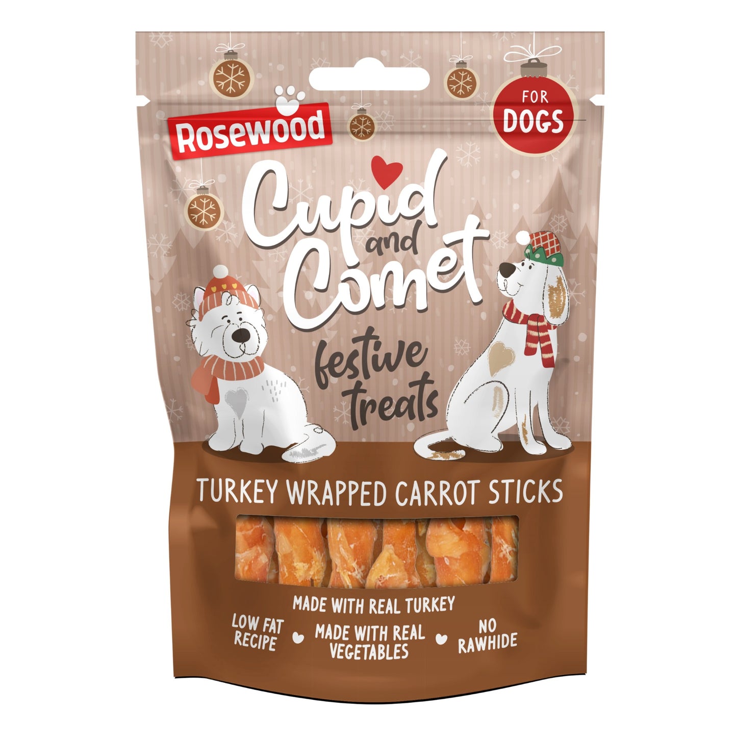 Rosewood Turkey Wrapped Carrot Sticks 100g