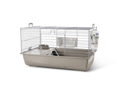 Savic Nero 2 De Luxe Small Animal Cage - silver-warm grey