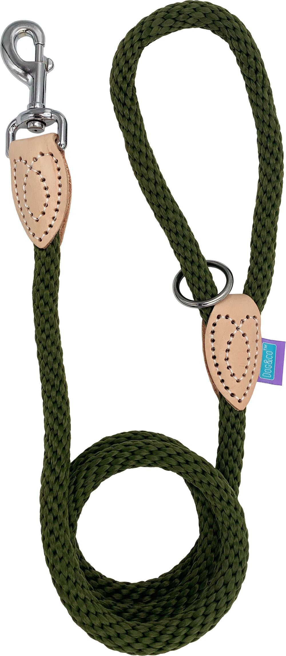 Thin Soft Touch Rope Trigger Lead - Med/Large Green