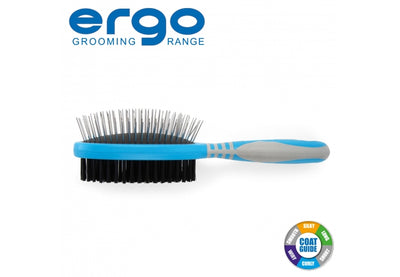 Ergo Double-Sided Pin and Bristle Brush