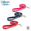 Bone Patterned Navy Reflective Lead 3/4"