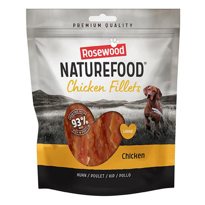 Naturefood Dog Treats - Chicken Fillets Value Pack 320g