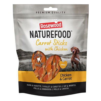 Naturefood Dog Treats - Chicken Carrot Sticks Value Pack 320g