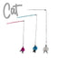 Feather Bell Cat Dangler