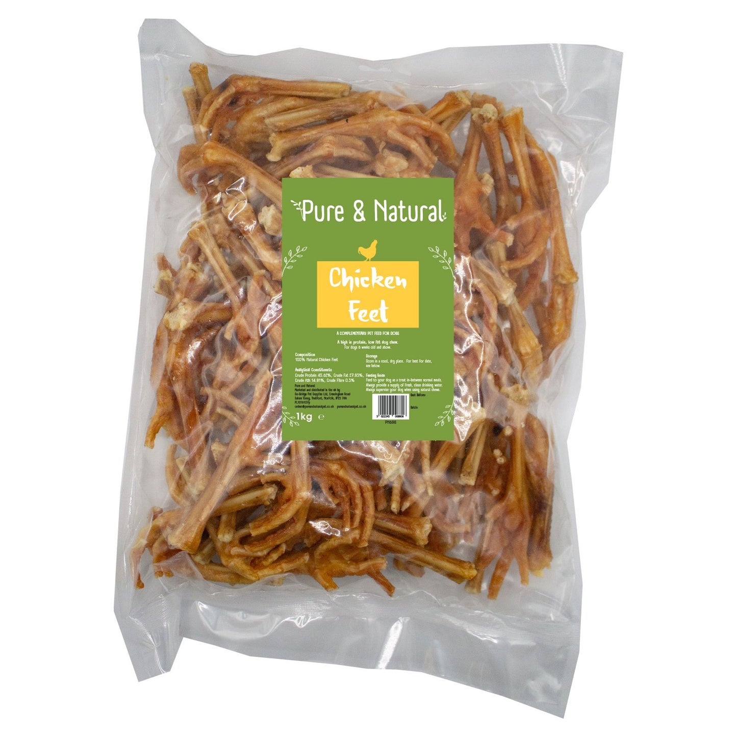Pure & Natural CHICKEN FEET RE-FILL 15kg