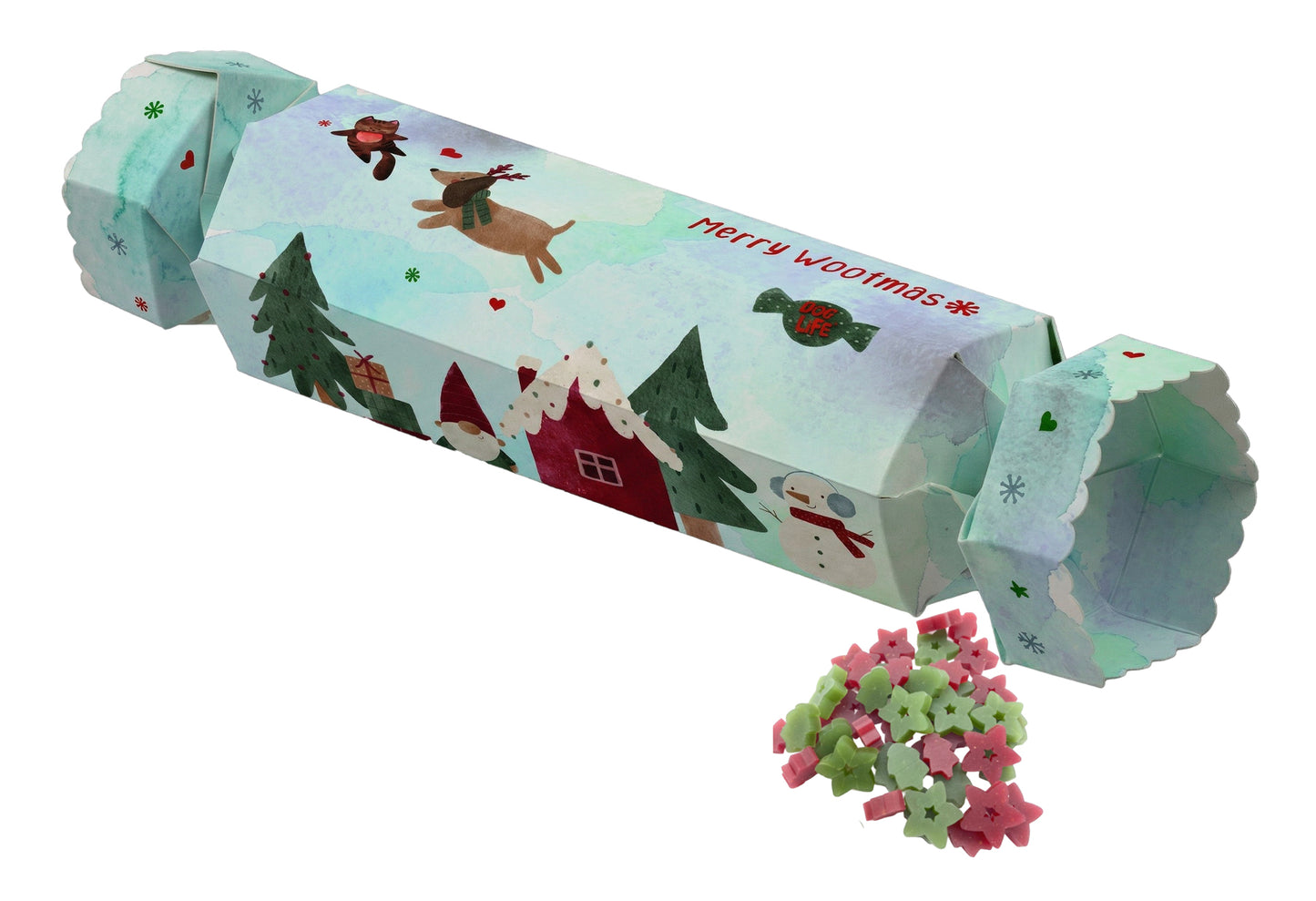 Christmas Cracker of Meaty Dog Treats