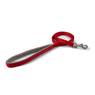 Ancol Soft-Touch Padded Nylon Lead Red 3/4"