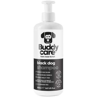 Buddycare Dog Shampoo - Black Dog Shampoo - 500ml / 16.9 fl oz
