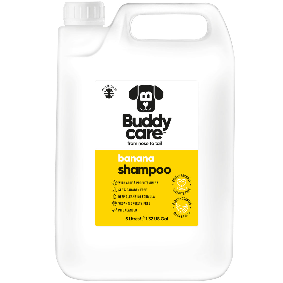 Buddycare Dog Shampoo - Banana - 5L