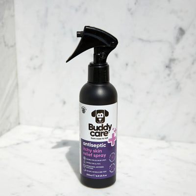 Buddy Care Pet Antiseptic Itchy Skin & Hot Spot Relief Spray - 200ml / 6.76 fl oz